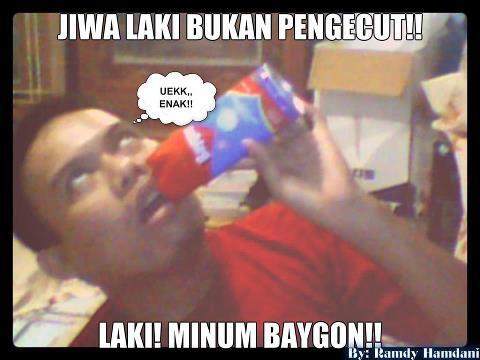 Jiwa Laki Minum Ini (ngakak gan )