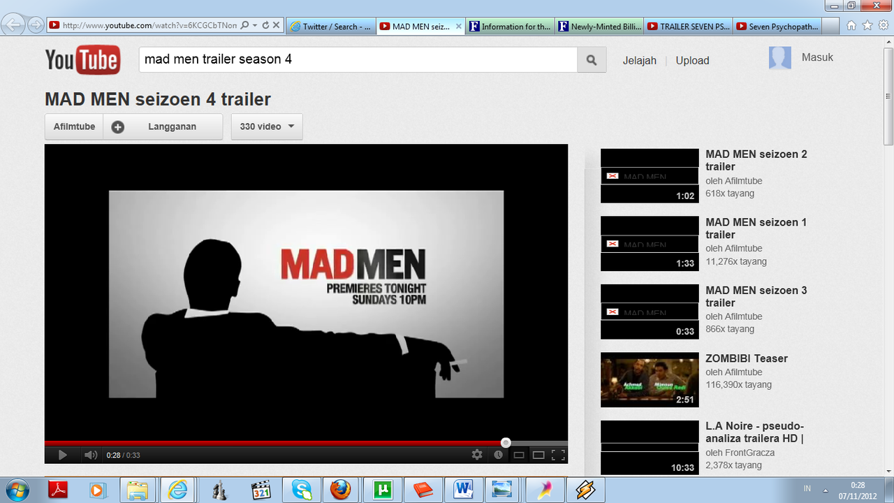 mad men serial tv amrik tentang advertising dan lika liku laki2 nya