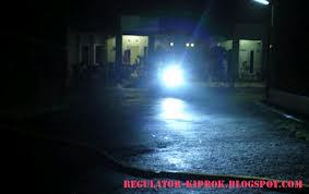 STOP PENGGUNAAN LAMPU HID tanpa reflektor!!!Silau gan,coba agan yang ada didepannya