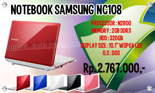 NOTEBOOK SAMSUNG (RESMI & NEW)