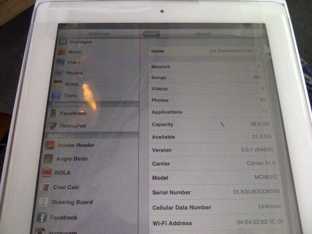 DIJUAL : iPad 2 3G 32gb garansi Ibox mulus NEGO