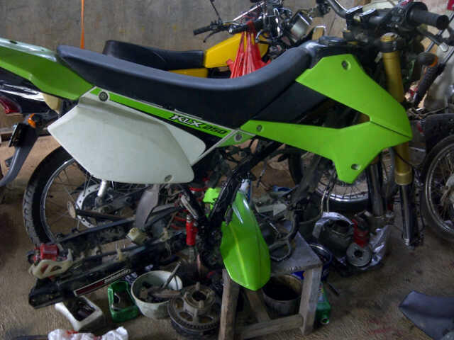 Rangka KLX 250 lengkap