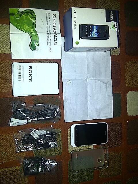 Bandung - SONY Xperia Tipo White Like New 99%, Android ICS (4.0.4), Murahhhhh
