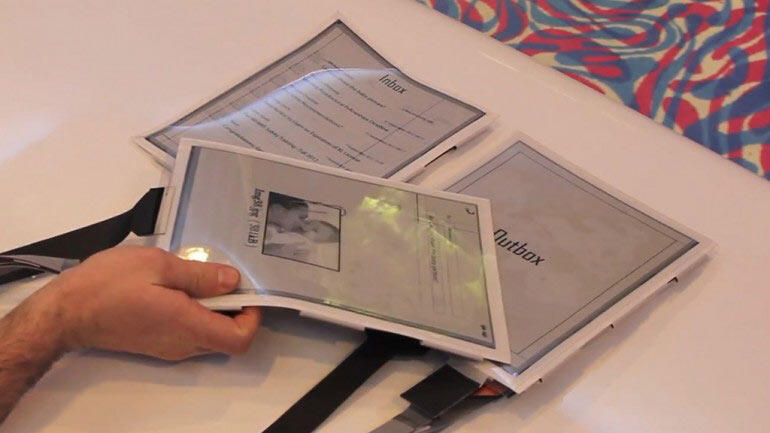 Teknologi gadget masa depan bernama PAPER TAB