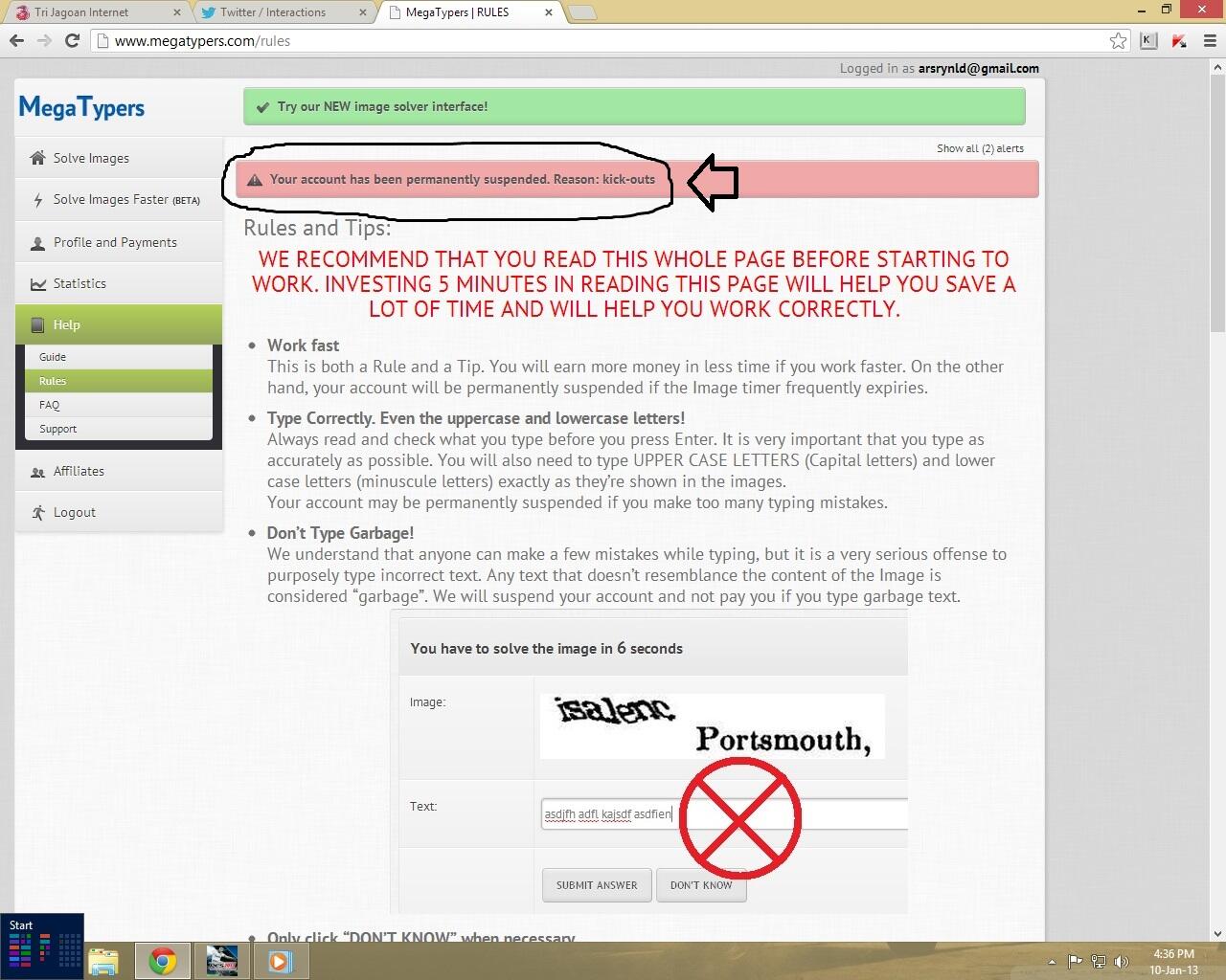 MegaTypers Membutuhkan Pekerja Online Mengetik Captcha