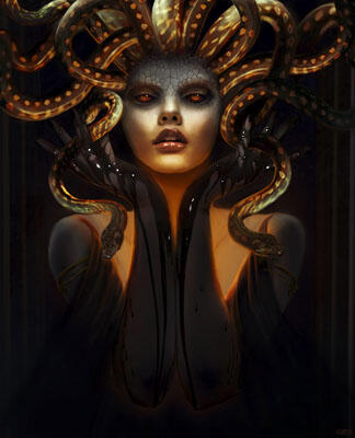 Gorgon - Medusa, Monster Wanita Berambut Ular Yang Terkutuk