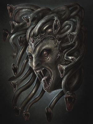 Gorgon - Medusa, Monster Wanita Berambut Ular Yang Terkutuk