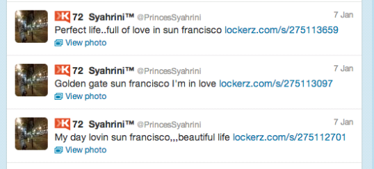 Tweet Fail Syahrini liburan ke Sun Fransisco