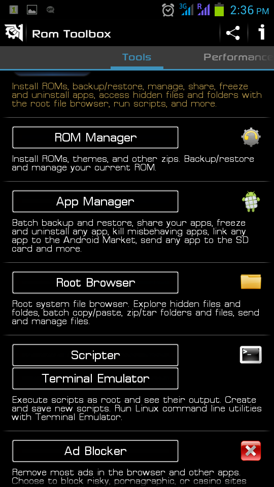 Rom tool