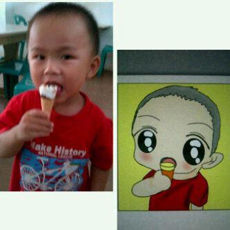 Seni lukis pakai jari di IP*D