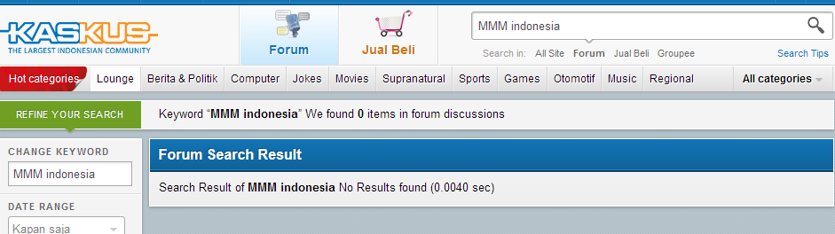 The Financial Social Network: MMM Indonesia (the history: the one and only..)