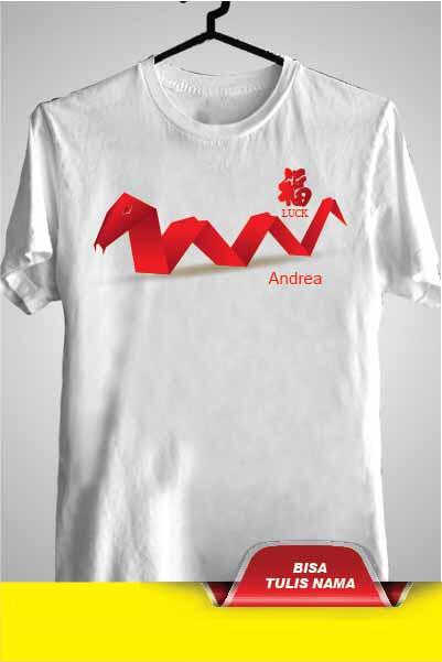 Kaos Imlek 2013 Tahun Ular Bisa Untuk Couple & Family