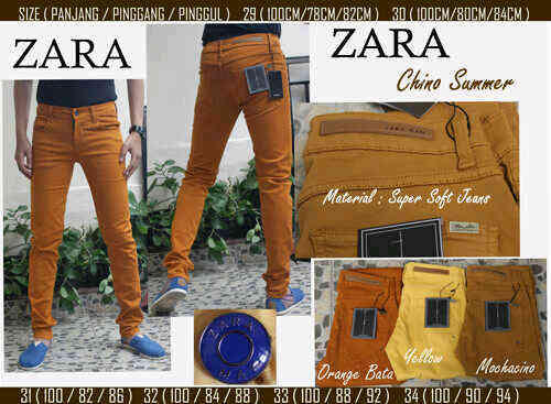 ZARA MAN CHINO AND SLIM FIT ! MURMER CEKIDOT GAN !! UNDER 200RB!!