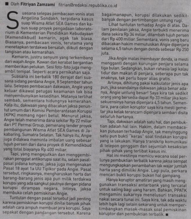 Mau Memiskinkan Koruptor.....Ngimpi !