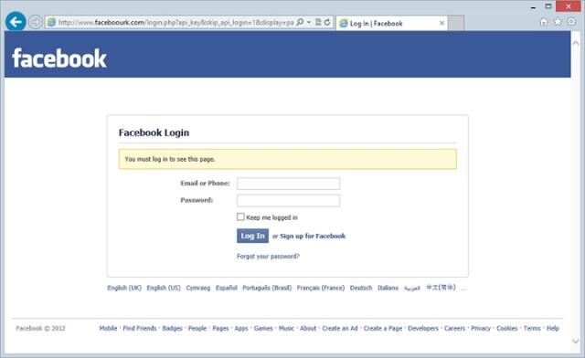 URL FB Palsu Beredar, Jebak Pengguna di Faceboourk.com