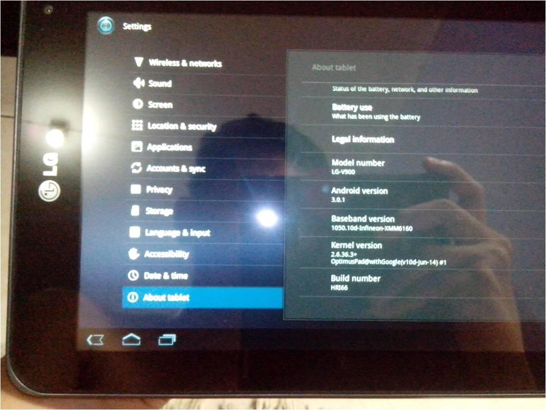 Jual LG Optimus Pad 3D V900 32Gb