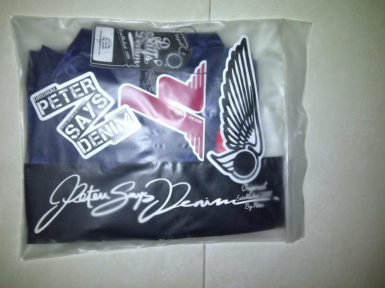 JUAL Kemeja Pantai Petersaysdenim (PSD) GUITARS BARU gress DIJAMIN ASLI size S