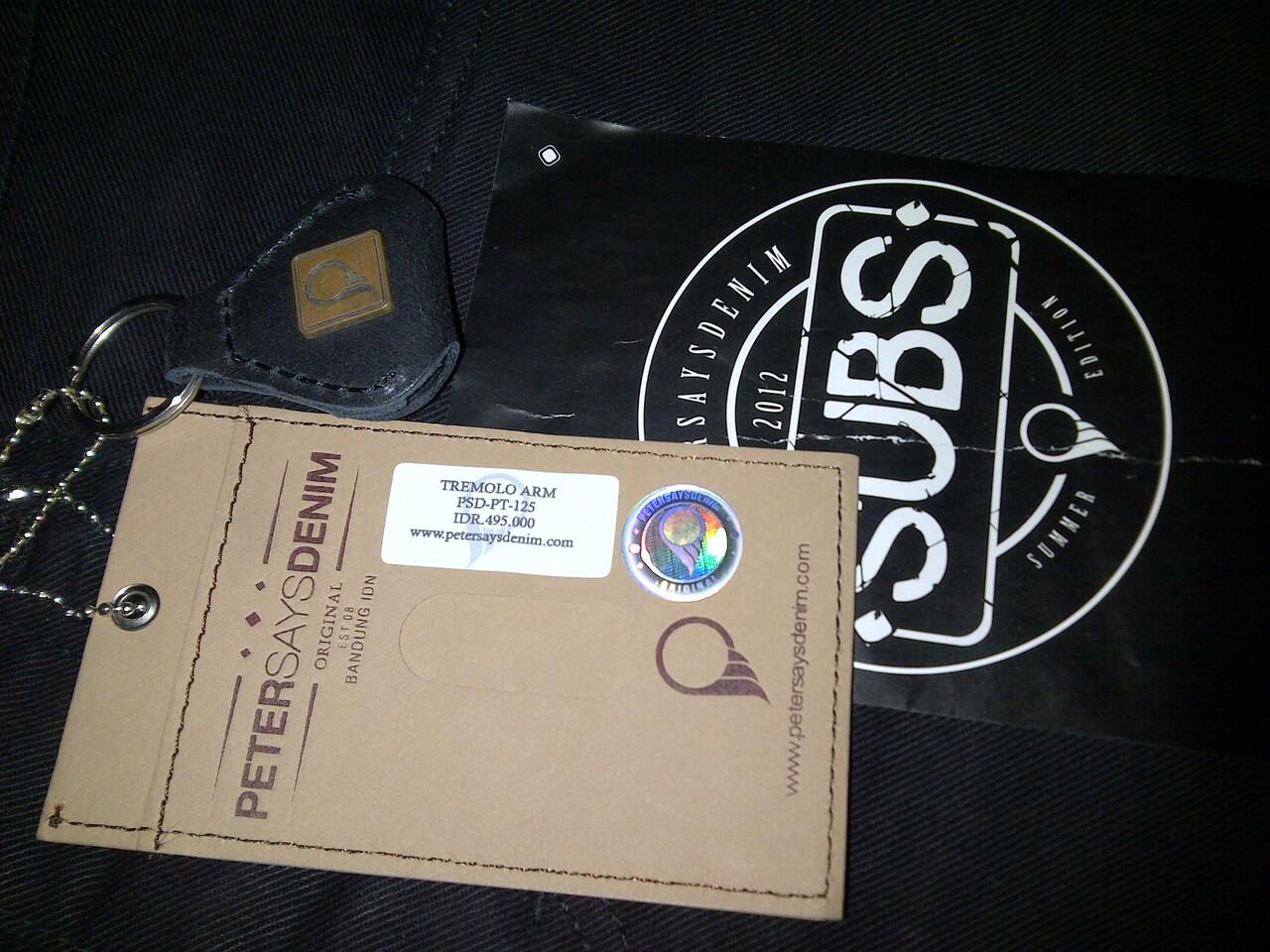 Celana Pendek Petersaysdenim (PSD) TREMOLO ARM BARU gress DIJAMIN ASLI size 26