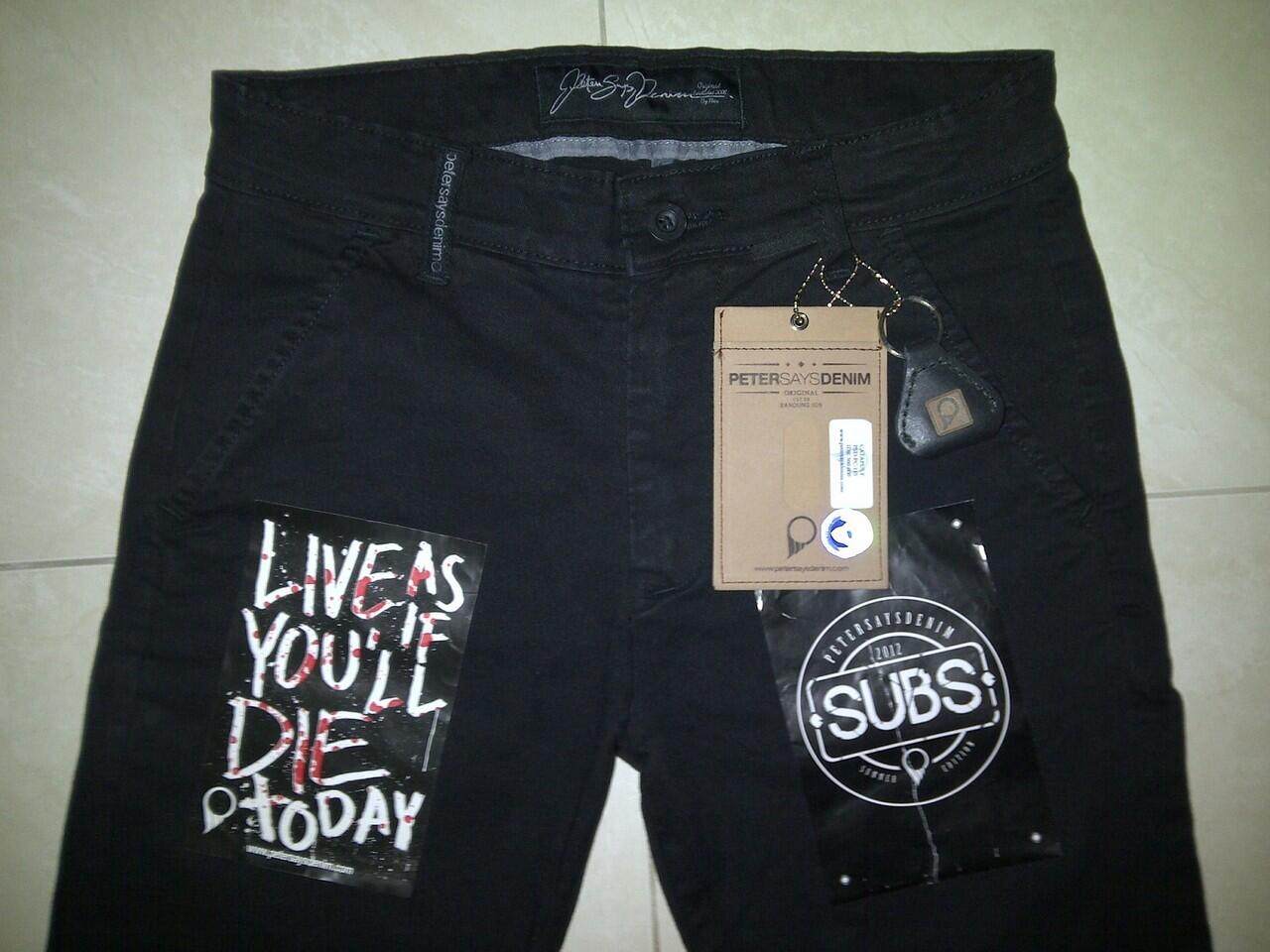 JUAL Chino Pant Petersaysdenim (PSD) CATAPULT baru gress DIJAMIN ASLI size 26