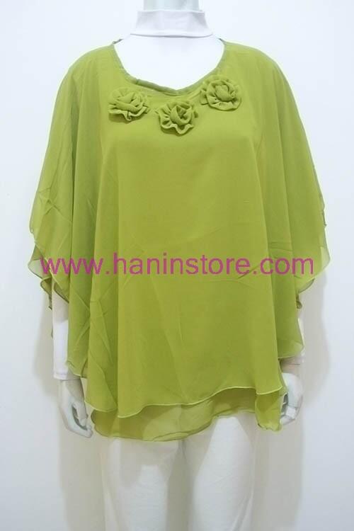 B1483 Blus Sifon Kalong-Busana Muslim Terbaru HaninStore.com