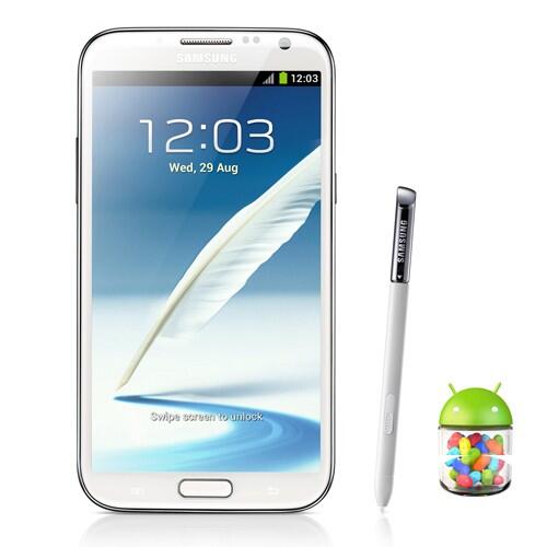 Samsung Galaxy Note II N7100 - Marble White & Titanium Gray