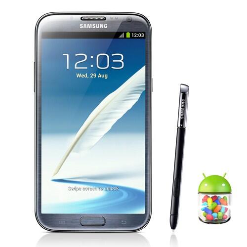 Samsung Galaxy Note II N7100 - Marble White & Titanium Gray
