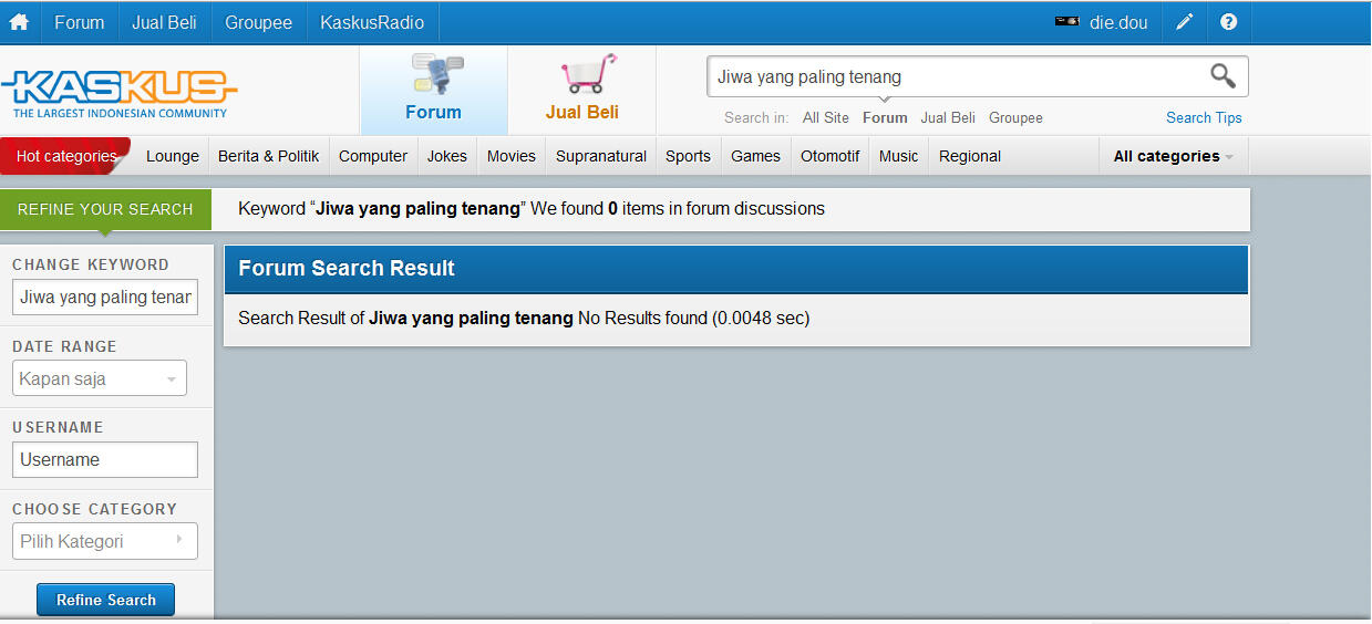Jiwa yang paling tenang