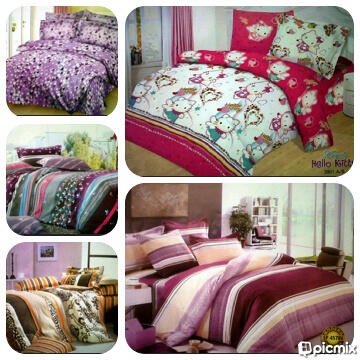 SPREI KATUN MOTIF LEMBUUT