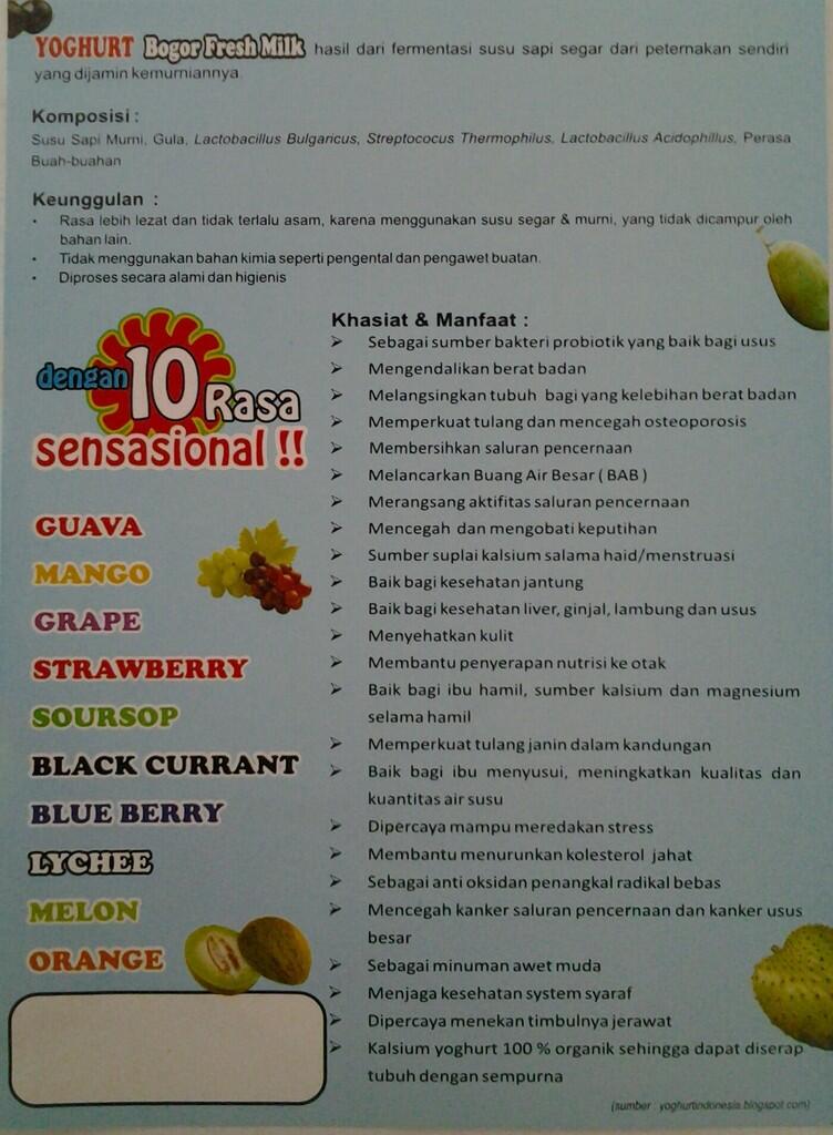 Mencari Agen Penjualan Es Yoghurt