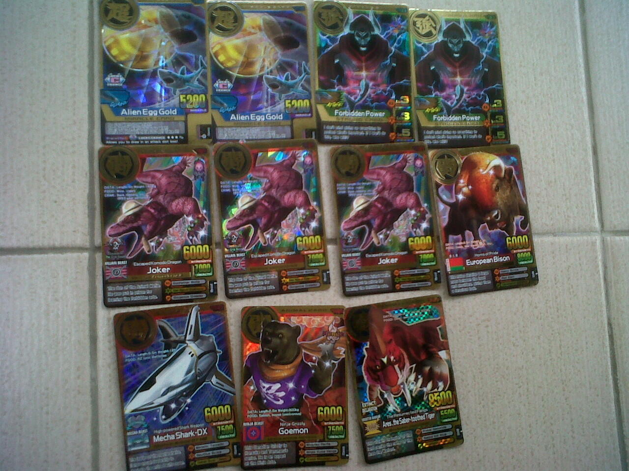 For Sale Animal Kaiser Card Evolution 5