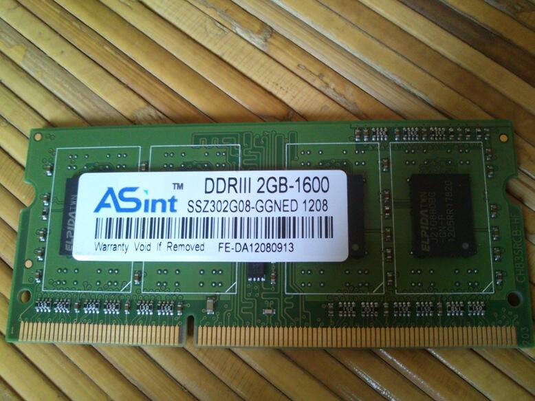 Sodim / Ram Laptop Elpida ASint DDR3 2GB 1600