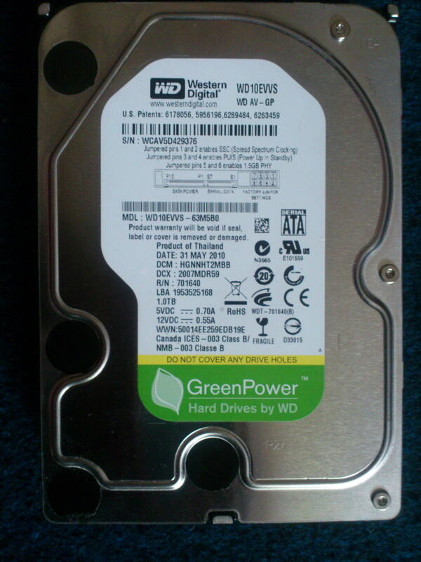 Jual WD Green 1 Tera