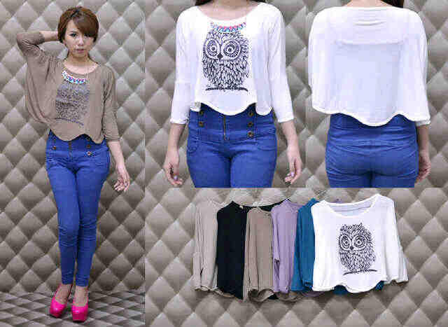 suplier FIRST HAND crop tee, ombre jeans fashion korea BAJU IMPORT BKK