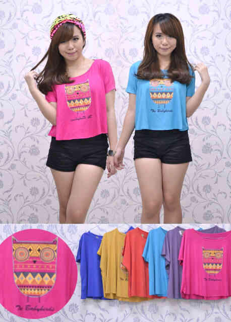 suplier FIRST HAND crop tee, ombre jeans fashion korea BAJU IMPORT BKK