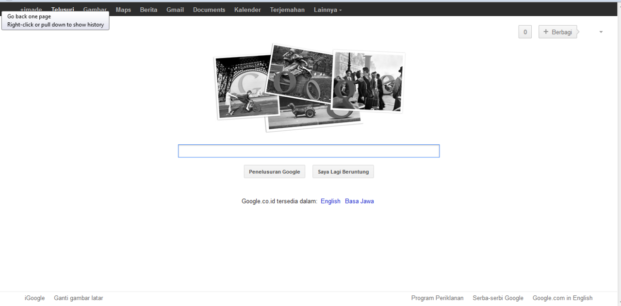 page unik google 