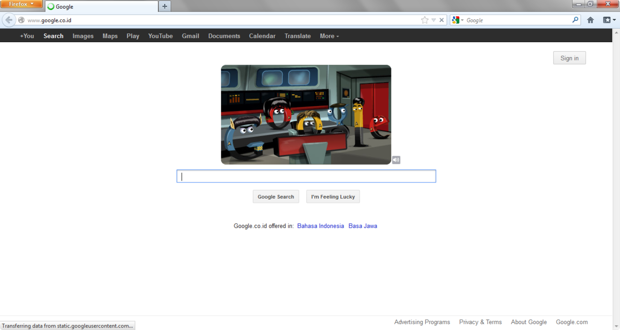 page unik google 