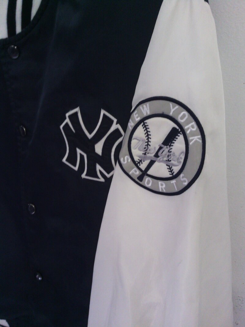 jaket baseball yankees genuine merchandise 2nd