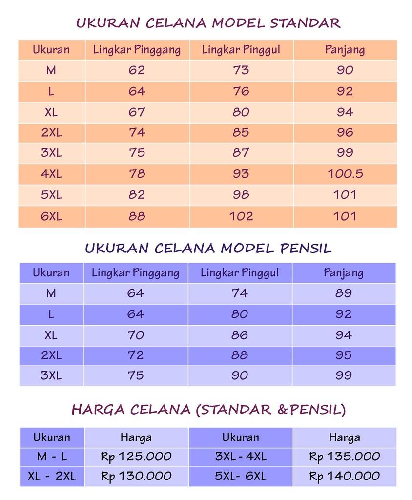 Celana Denim Stretch Size M - XXXXXXL merek Dauky Bandung
