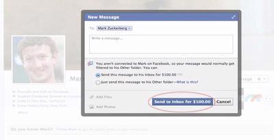Mashable : $ 100 Tarif &quot;Ngobrol&quot; dengan Mark Zuckerberg