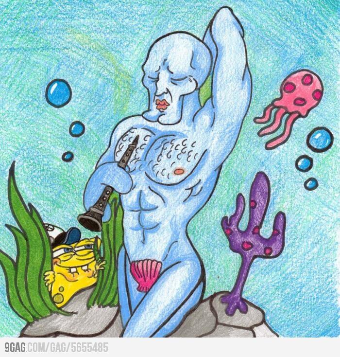 SQUIDWARD HANSOME