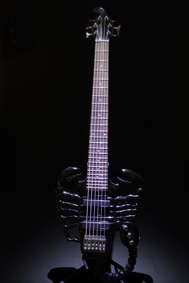 jual gitar bass akustik elektrik custom hand made semarang jawa tengah murah bagus