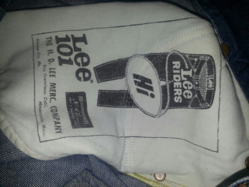 jual jeans lee 101 rider japan selvage