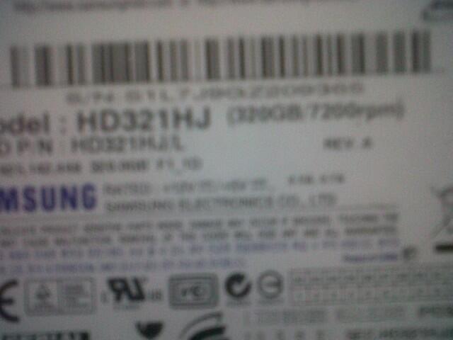 Harddisk Second 320 gb SATA