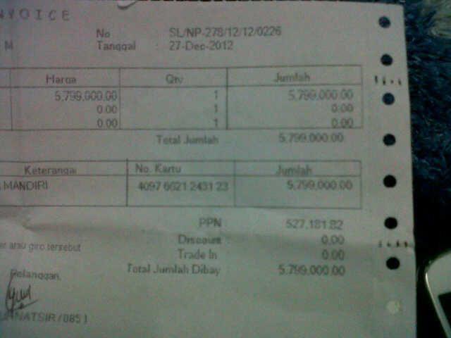 BB BOLD 9900 "DAKOTA PUTIH" GARANSI TAM 2 TAHUN