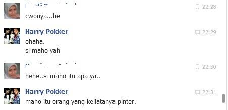 ngakak percakapan maho di FB