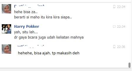 ngakak percakapan maho di FB