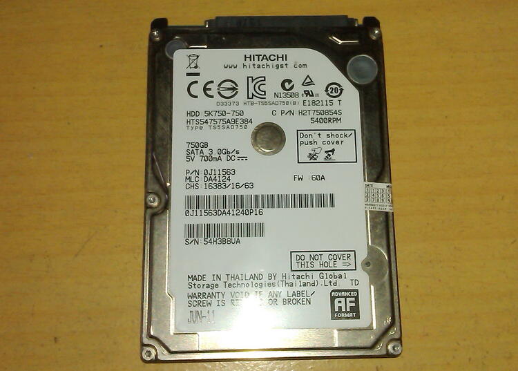 ۞ ★ HDD 2.5" HITACHI 750Gb FULL GAME PC NEW* -Bandung- ★ ۞