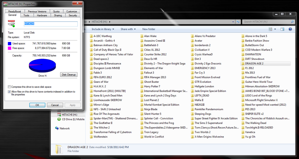 ۞ ★ HDD 2.5" HITACHI 750Gb FULL GAME PC NEW* -Bandung- ★ ۞