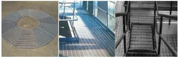 Galvanized Cable Tray Ladder Duct Trunking Wire Mesh Grating Serrated Plain Hotdip