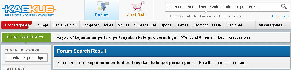 Kejantanan perlu dipertanyakan kalo gx pernah gini